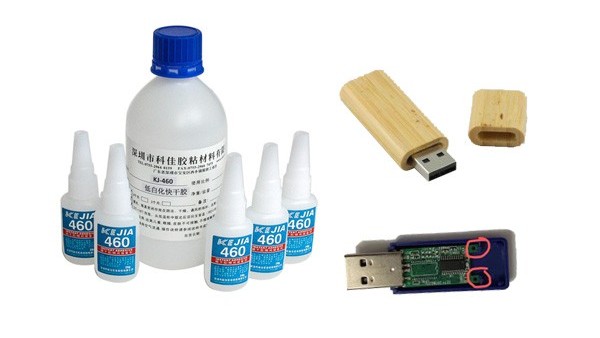 粘U盤快干膠水，不發(fā)白快干膠